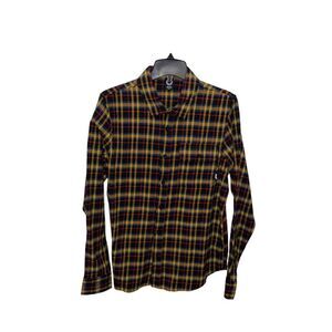 Neff Men's Small Flannel Shirt Plaid Long Sleeve NWT